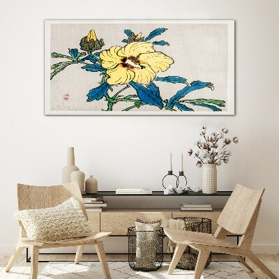 Bild auf glas drucken Blumenarrangement im japanischen Stil
