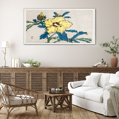 Bild auf glas drucken Blumenarrangement im japanischen Stil