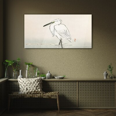 Glasbild Moderner Tiervogel