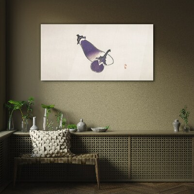 Foto auf glas Die Eleganz von Gemüse im minimalistischen Stil