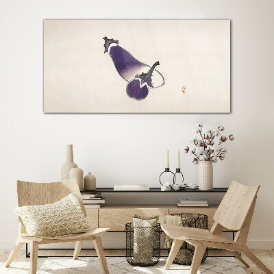 Foto auf glas Die Eleganz von Gemüse im minimalistischen Stil