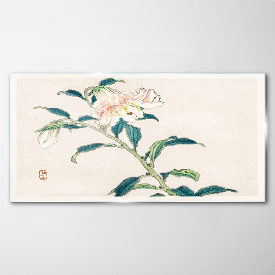 Glasbild Florale Eleganz