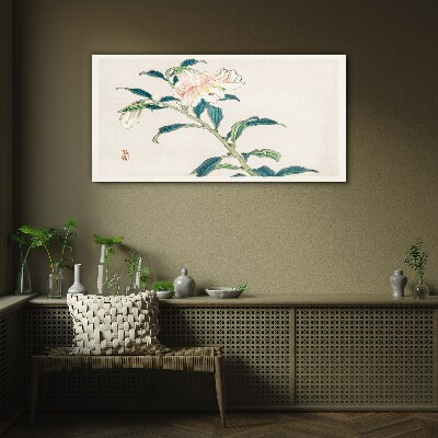Glasbild Florale Eleganz