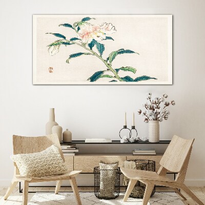 Glasbild Florale Eleganz