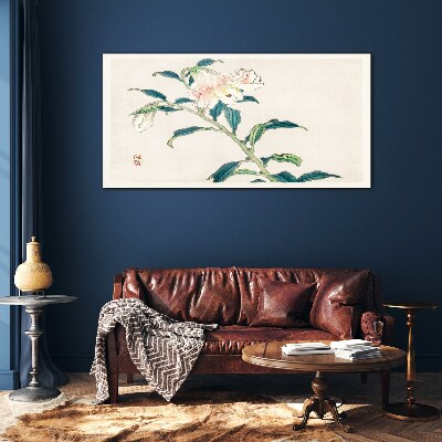 Glasbild Florale Eleganz
