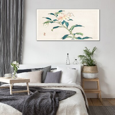 Glasbild Florale Eleganz