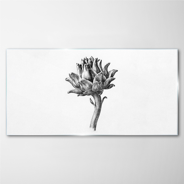 Glasbild Florale Eleganz