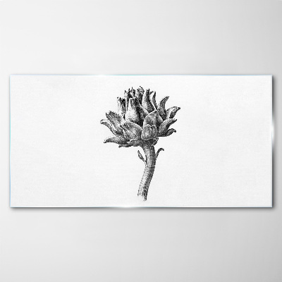 Glasbild Florale Eleganz