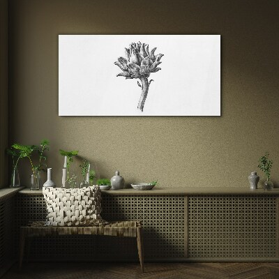 Glasbild Florale Eleganz
