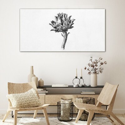 Glasbild Florale Eleganz