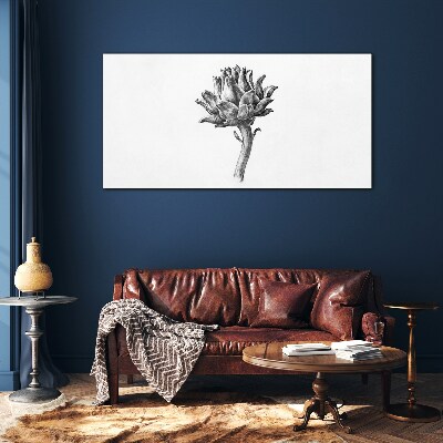 Glasbild Florale Eleganz