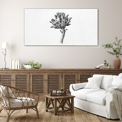 Glasbild Florale Eleganz