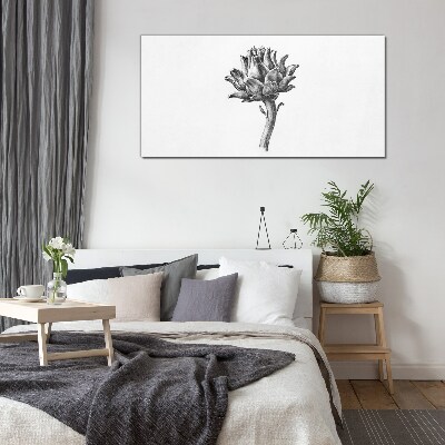 Glasbild Florale Eleganz