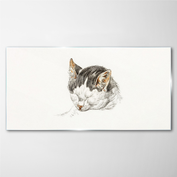 Glasbild Katzentraum