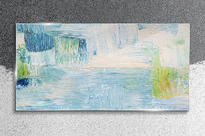 Foto glasbild Ruhige Wasserschatten