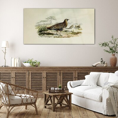 Glasbild Vögel Wildtiere