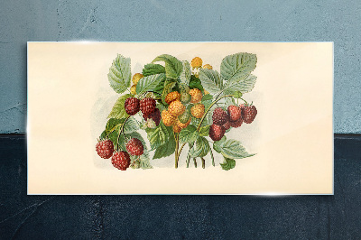 Foto auf glas Fruchtiges Bouquet nach Himbeeren und Brombeeren