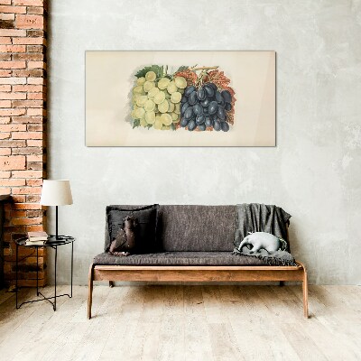 Bild auf glas Trauben in Harmonie der Farben
