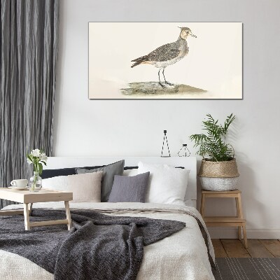 Glasbild Moderner Tiervogel