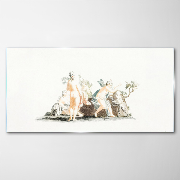 Foto auf glas Mythologische Szene mit Figuren