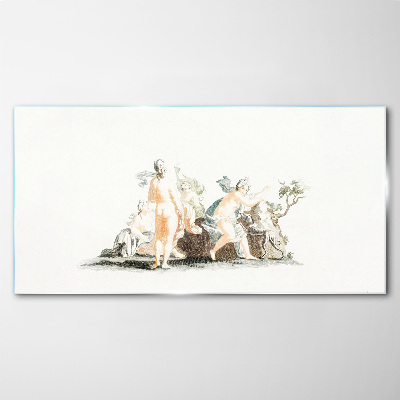 Foto auf glas Mythologische Szene mit Figuren