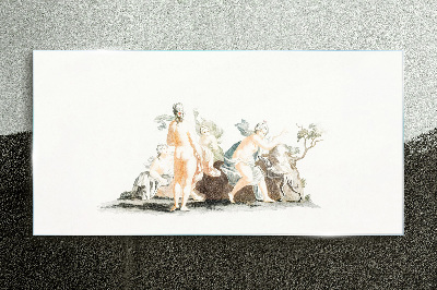 Foto auf glas Mythologische Szene mit Figuren