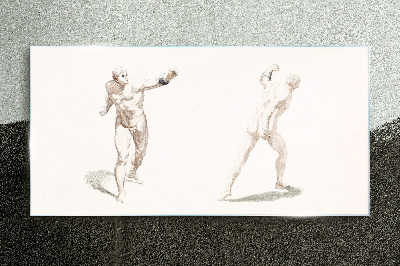 Glasbild Bewegung und Ausdruck in der Handlung