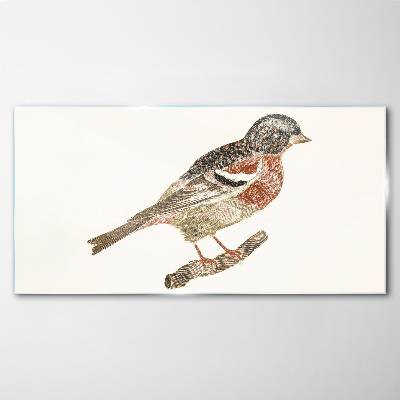 Bild auf glas Vogel auf einem Ast