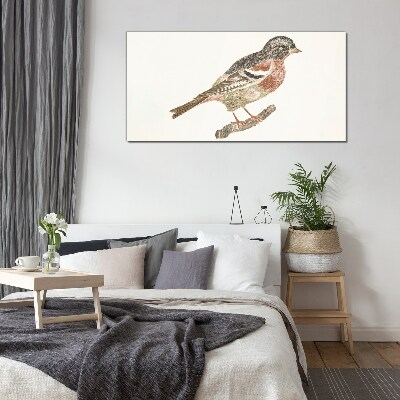 Bild auf glas Vogel auf einem Ast