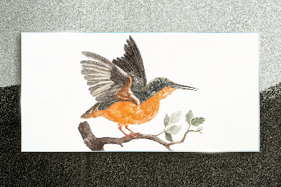 Glasbild Kaninchen im Flug