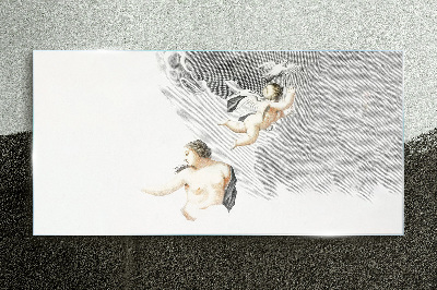 Foto auf glas Engel in den Wolken
