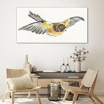 Glasbild Der majestätische Flug eines Vogels