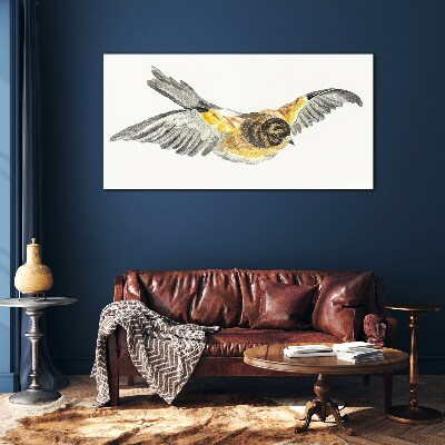 Glasbild Der majestätische Flug eines Vogels