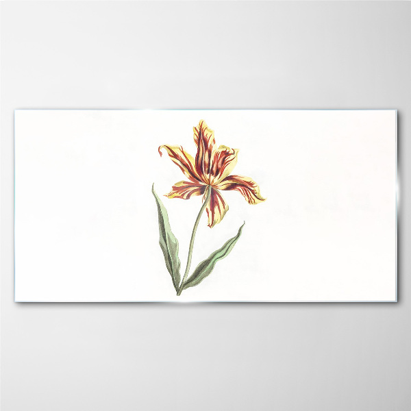 Foto auf glas Blumenarrangement in warmen Farben