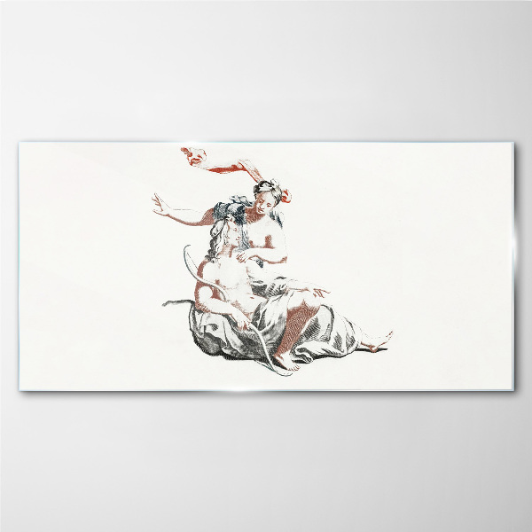 Glas bild Mythologisches Treffen