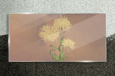 Glasbild Ein floraler Traum in Pastelltönen