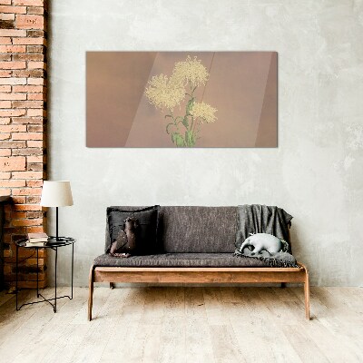 Glasbild Ein floraler Traum in Pastelltönen