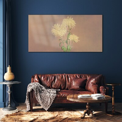 Glasbild Ein floraler Traum in Pastelltönen