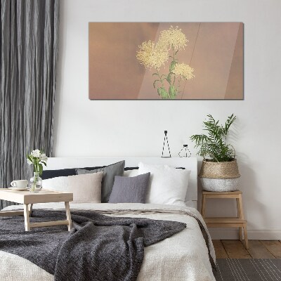 Glasbild Ein floraler Traum in Pastelltönen