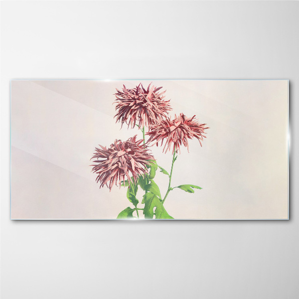 Glas bild Florale Inspirationen in zarten Farbtönen