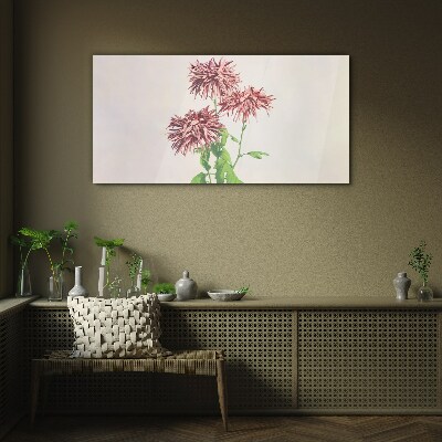 Glas bild Florale Inspirationen in zarten Farbtönen
