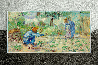Foto auf glas Van Goghs erste Schritte