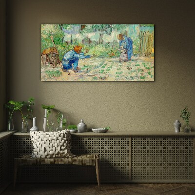 Foto auf glas Van Goghs erste Schritte