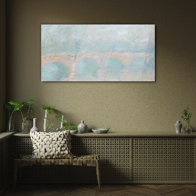 Bild aus glas Waterloo-Brücke Monet