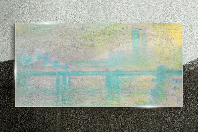 Bild auf glas Charing Cross Bridge Monet