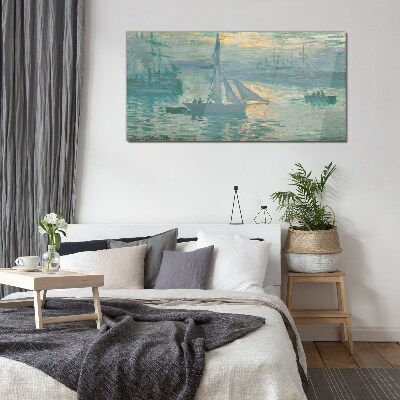 Glasbild Hafen von Le Havre