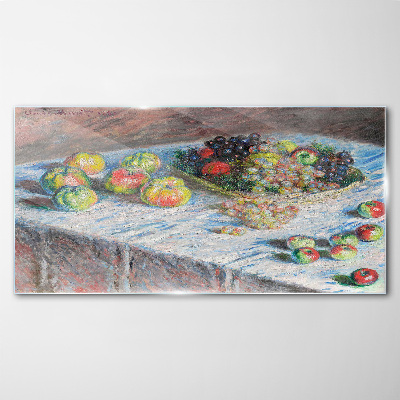 Glasbild Stillleben mit Früchten