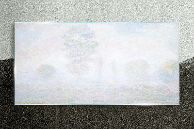 Foto auf glas Neblige Landschaft