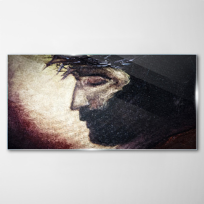 Glasbild Religiöse Jesus-Krone