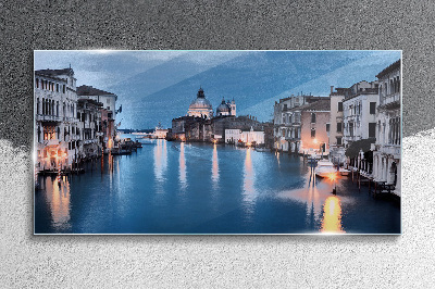 Foto glasbild Venedig im Abendlicht